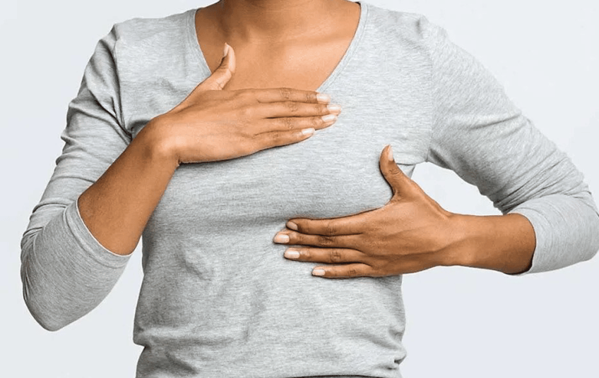 علامات ترهل الثدي